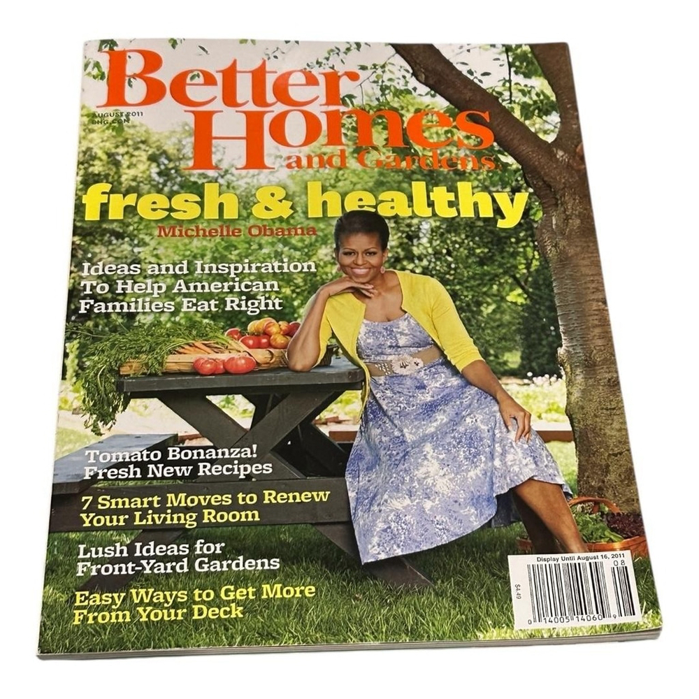 Better Homes and Gardens Magazine Fresh & Healthy Softcover Recipes Gardening